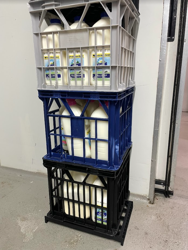 Storing Food and Boxes Within Cool Rooms on Top of Mini Pallets Ensur
